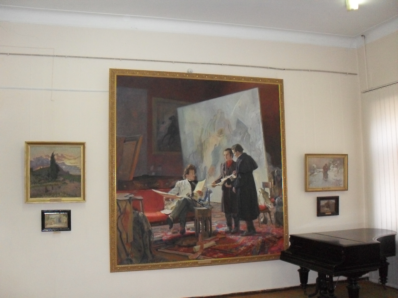 Монументальне полотно “Молодий Тарас” В.І.Ковтуна прикрашає центральну залу Харківського художнього музею;
