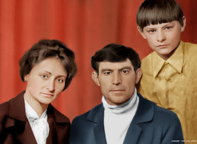 Василь Стус з дружиною Валентиною та сином Дмитро